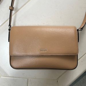 Tan cross body bag
